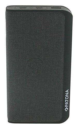 PATONA PREMIUM Powerbank STARK 2.0 (20.000mAh) (PD 100W) (QI) (2x USB-C) (1x USB-A) (9987)