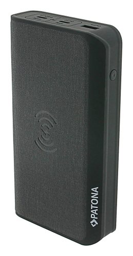 PATONA PREMIUM Powerbank STARK 2.0 (20.000mAh) (PD 100W) (QI) (2x USB-C) (1x USB-A) (9987)