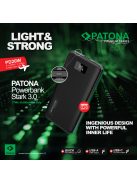 PATONA PREMIUM Powerbank STARK 3.0 (10.000mAh) (PD 20W) (QI) (1x USB-C) (1x USB-A) (9998)