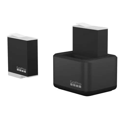 GoPro Dual Battery Charger + Enduro Batteries (for Hero 9 / Hero 10 / Hero 11 / Hero 12) (ADDBD-211)