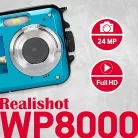 Agfa WP8000 vízálló kompakt digitális fényképezőgép (blue)