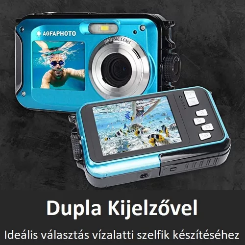 Agfa WP8000 vízálló kompakt digitális fényképezőgép (blue)