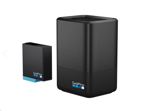GoPro dupla akkumulátor töltő + akkumulátor (AJDBD-001)
