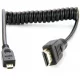 Atomos AtomFLEX HDMI Male to Micro-HDMI Male Coiled Cable 16 to 32" (ATOM4K60C2)