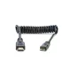 Atomos Full to Mini HDMI Coiled Cable 19.7 to 25.6" (ATOMCAB009)