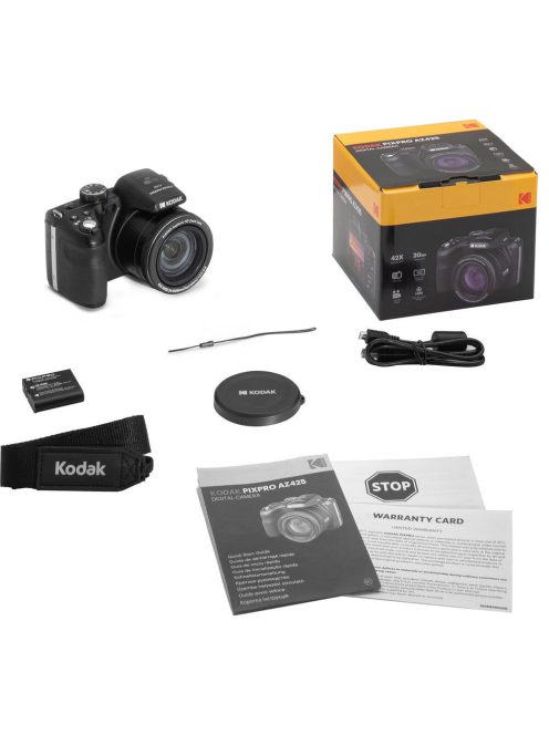 KODAK PIXPRO AZ425 digitális fényképezőgép (black) (AZ425-BK)