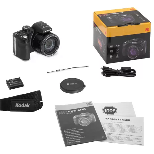 KODAK PIXPRO AZ425 digitális fényképezőgép (black) (AZ425-BK)