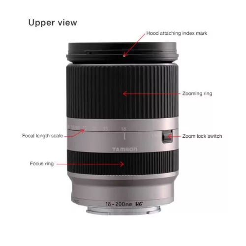 TAMRON AF 18-200mm / 3.5-6.3 Di III XR LD (for Sony E) (silver)