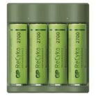 GP ReCyko B421 USB-s akkumulátor töltő + 4db AA akkumulátor (2700mA)