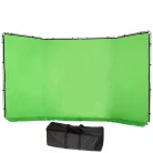 MIKROSAT PANORÁMA HÁTTÉR (2.4m X 4m) (Chroma Zöld)