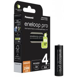   Panasonic Eneloop Pro AA - Ni-MH akkumulátor (4db) (BK-3HCDE/4BE)