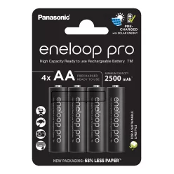   PANASONIC Eneloop PRO AA akkumulátor (2.500mAh) (4db) (BK-3HCDE/4CP)