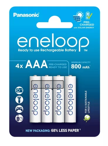 PANASONIC Eneloop AAA akkumulátor (800mAh) (4db) (BK-4MCCE/4CP)