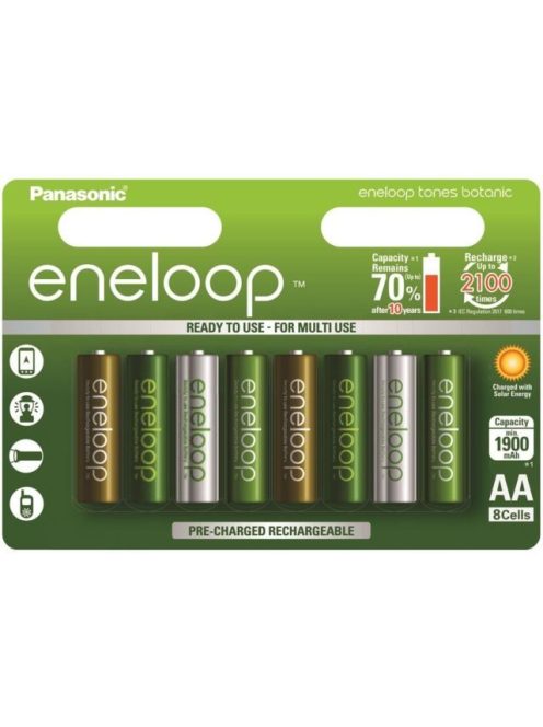 Panasonic Eneloop AA - Ni-MH akkumulátor (8db) (Botanic) (BK3MCCE-8EE)