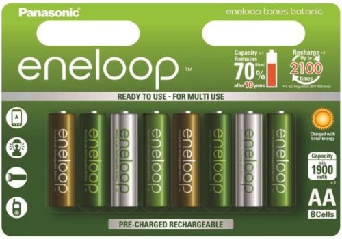 Panasonic Eneloop AA - Ni-MH akkumulátor (8db) (Botanic) (BK3MCCE-8EE)