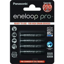   Panasonic Eneloop Pro AAA - Ni-MH akkumulátor (4db) (BK4HCDE-4BE)