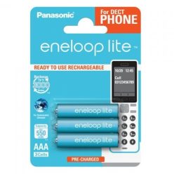   Panasonic Eneloop Lite AAA - Ni-MH akkumulátor (3db) (for DECT Phone) (BK4LCCE-3DE)