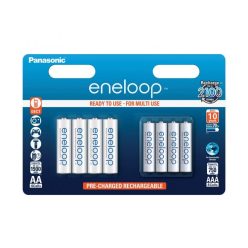   Panasonic Eneloop AA + AAA - Ni-MH akkumulátor (4+4db) (BKKJMCCE44E)
