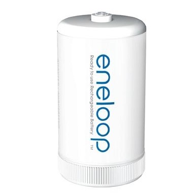 Panasonic Eneloop - adapter - AA méretű akkumulátort D méretűre  (BQ-BS1E-2E)