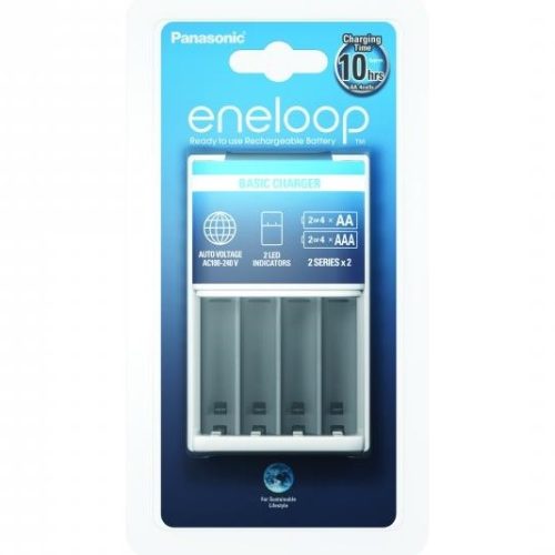 Panasonic Eneloop 2/4db - AA/AAA akkumulátor töltő (BQCC51E)