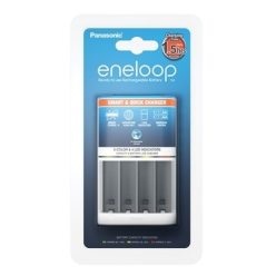   Panasonic Eneloop 1/2/3/4db - AA/AAA akkumulátor gyors töltő (BQCC55E)