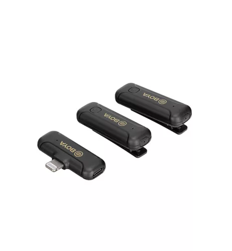 Boya BY-WM3T2-D2 2.4GHz vezetéknélküli mikrofon kit (for iOS) (2+1)