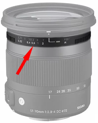 Sigma ÉLESSÉG GUMI / MANUAL RUBBER (for 17-70/2.8-4 DC macro OS HSM | Contemporary)