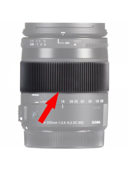 Sigma 18-200mm / 3.5-6.3 DC OS HSM MACRO | Contemporary - (ZOOM GUMI / ZOOM RUBBER)