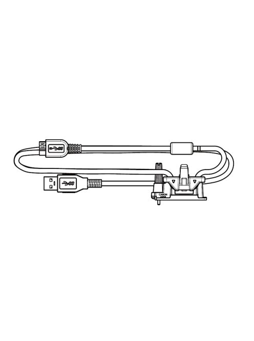 Canon USB kábel + kábelvédő (USB-A /// microUSB-3) (1m) (for EOS 5D mark IV)