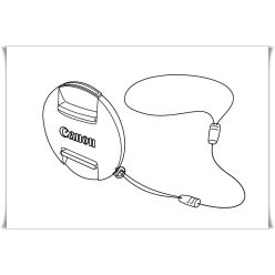 Canon PowerShot objektív sapka