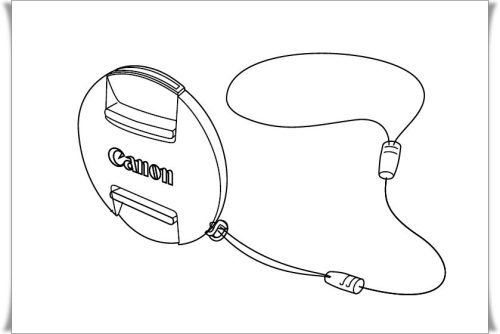 Canon PowerShot objektív sapka