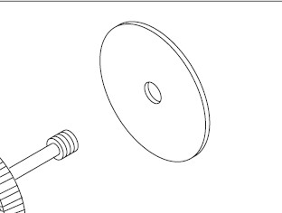Canon CP-E4 elemtartó rögzítő csavar alátét