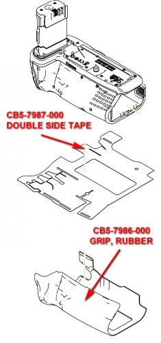 Canon markolat gumi és ragasztó (for Canon BG-R10 markolat)