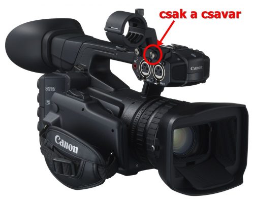 Canon külső mikrofon tartó csavar (1db)