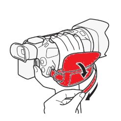 Canon markolat szíj és szivacs // Belt, Grip (for HF G30)