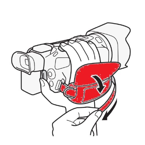 Canon markolat szíj és szivacs // Belt, Grip (for HF G30)