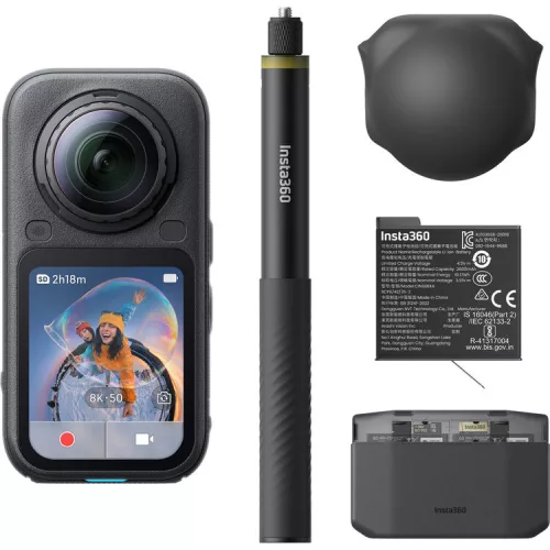 Insta360 X6 Essentials Bundle Midnight Black