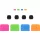 RØDE COLORS3 színjelölő szett Wireless szériához és Lavalier II mikrofonhoz, 4db
