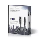 Nedis XLR apa - XLR anya kábel (3 pol) (15m) (COTG15010GY150)