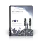 Nedis XLR apa - XLR anya kábel (3 pol) (20m) (COTG15010GY200)