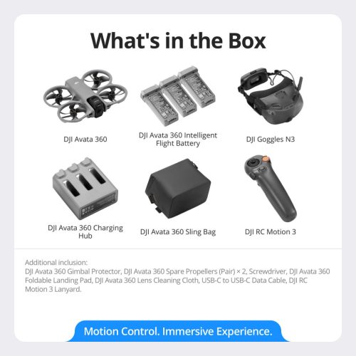 DJI Avata 360 Motion Fly More Combo (DJI Goggles N3) (CP.FP.00000318.03)
