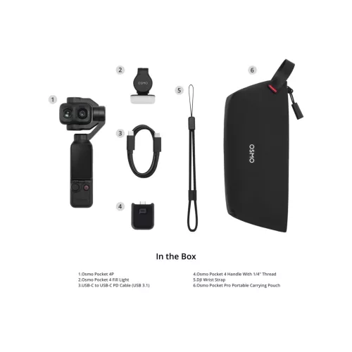 DJI Osmo Pocket 4P Standard Combo (CP.OS.00000658.01)