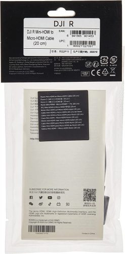 DJI R kábel (mini HDMI // HDMI) (20cm) (for RavenEye) (CP.RN.00000108.01)