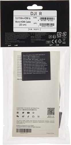 DJI R kábel (mini HDMI // micro HDMI) (20cm) (for RavenEye) (CP.RN.00000110.01)