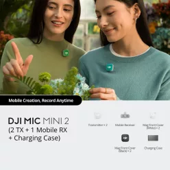   DJI Mic Mini 2  (2TX + 1 Mobile RX + Charging Case) (CP.RN.00000532.01)