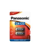 Panasonic CR123A elem (3V) (2db) (CR-123AL/2B)