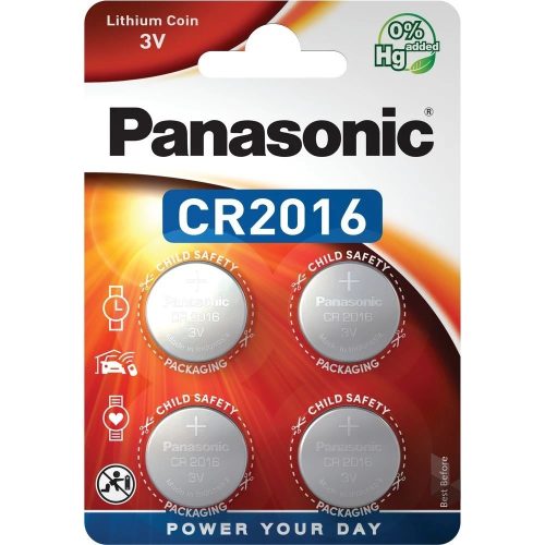 Panasonic CR2016 gombelem (CR-2016EL/4B)
