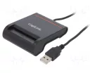 Logilink USB 2.0 kártyaolvasó (for Smart ID) (black) (CR0047)