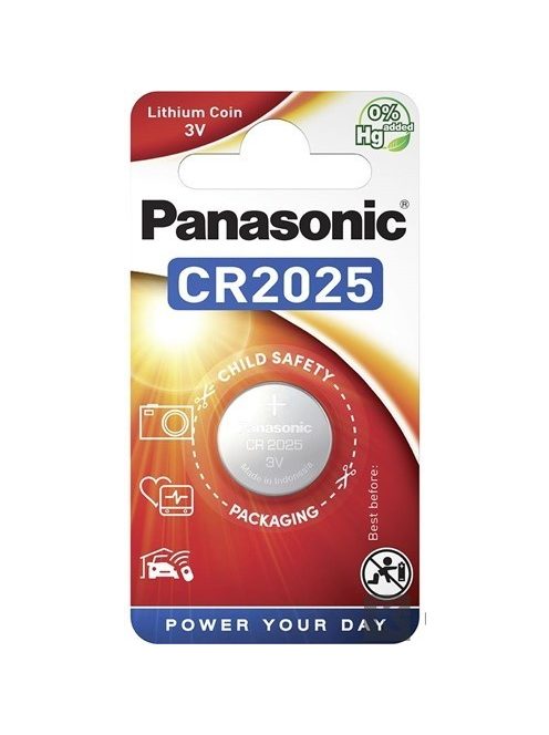 Panasonic CR2025 gombelem