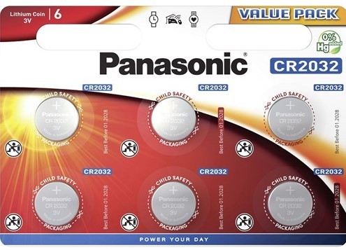 Panasonic CR2032 gombelem